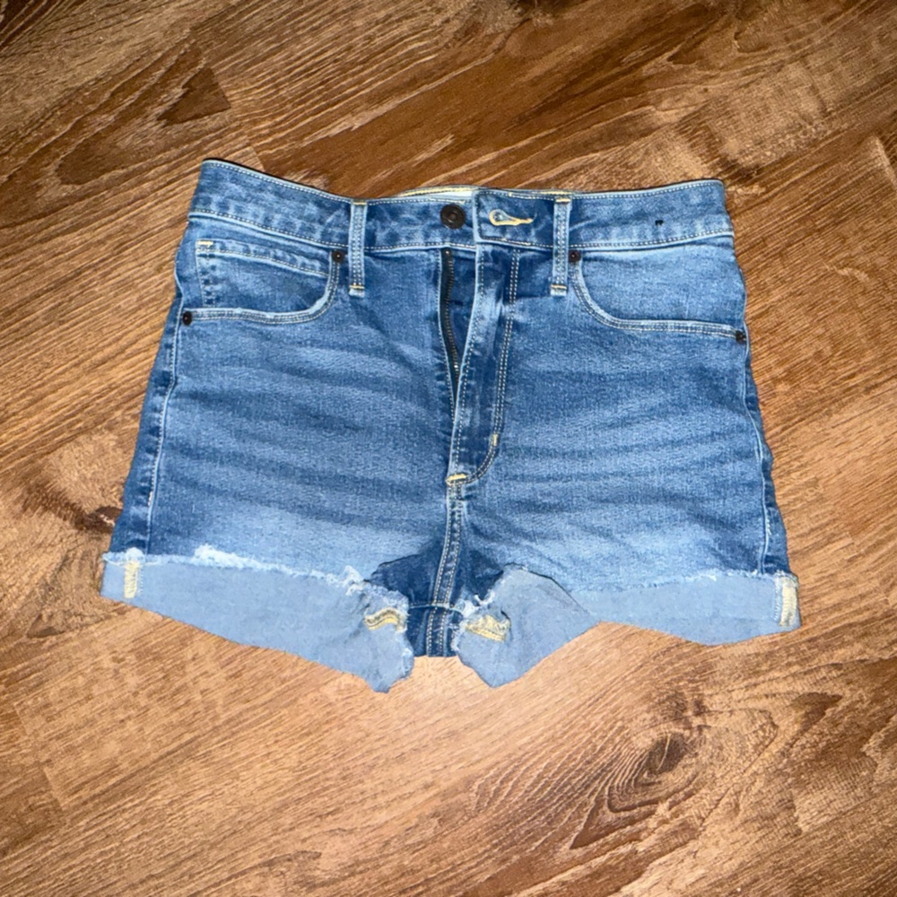 Abercrombie & Fitch Classic Blue Jean Shorts